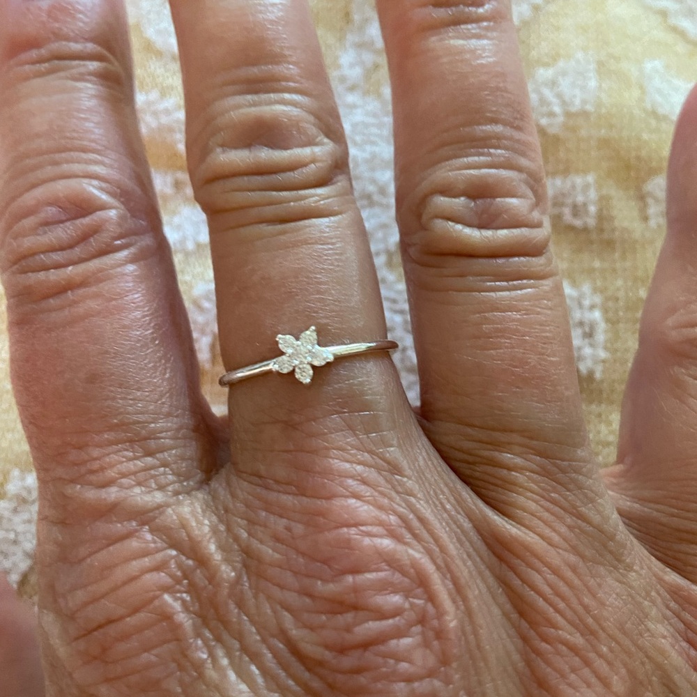 Sterling Silver Flower Ring